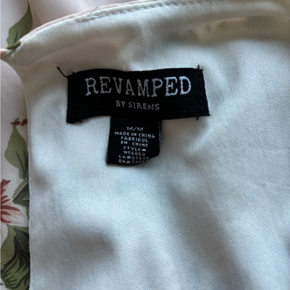 Revamped Blush Floral Mini Romper - Picture 3 of 3